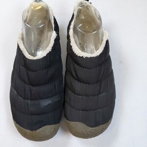 Keen Cush Howser 53012 Slippers Shoes Microfleece Lining Black Quilted 10.5